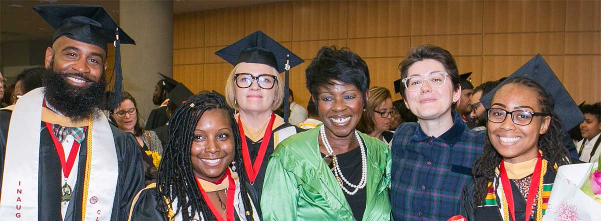 Modern SLU students and campus