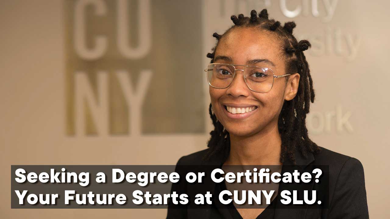 SLU Midtown Admissions welcome desk