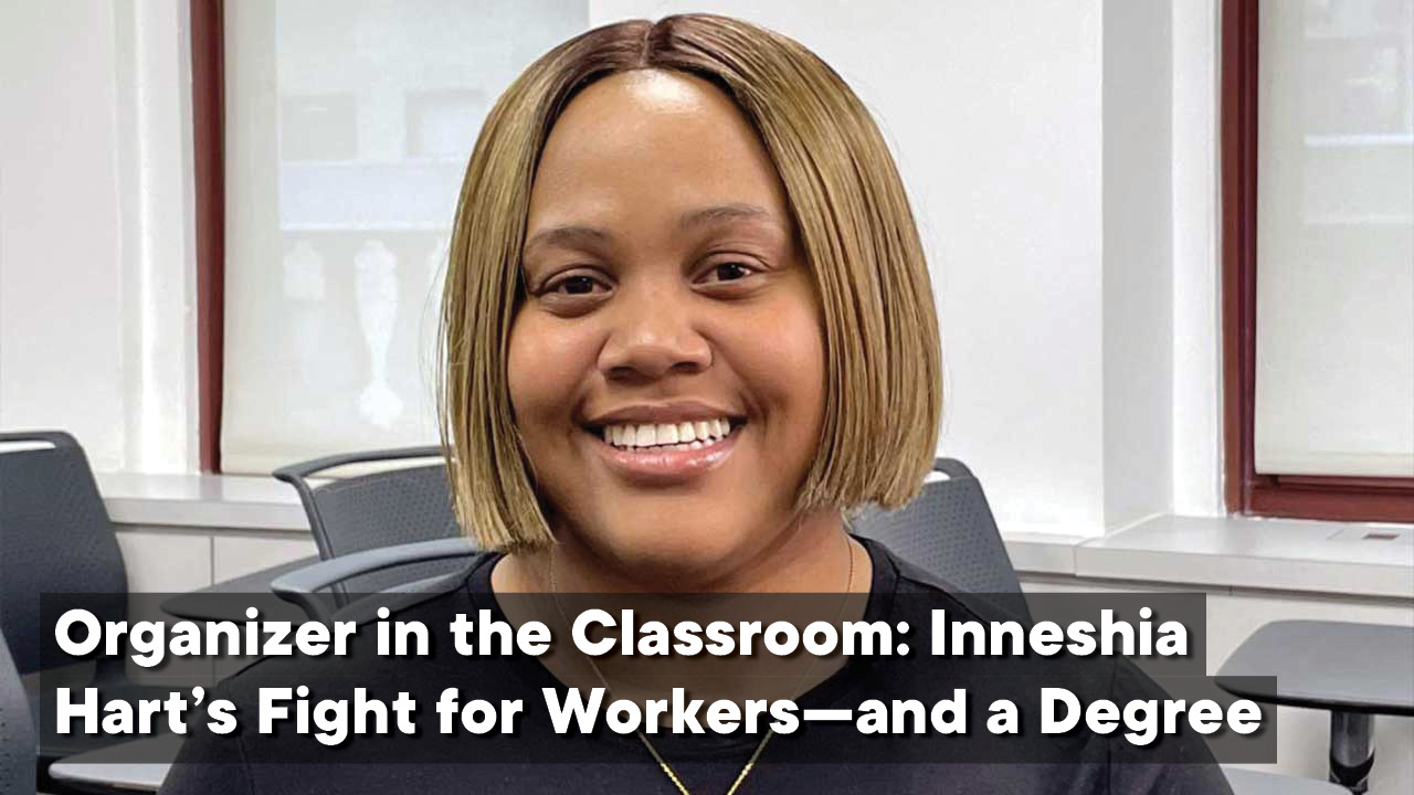 Organizing student Inneshia Hart